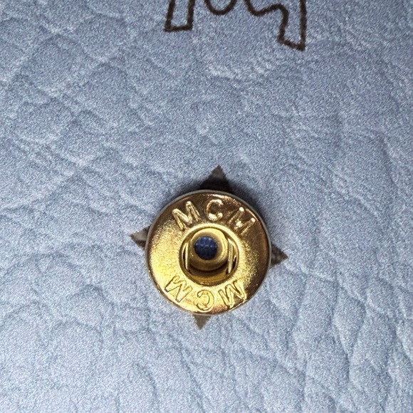 (PICK your Color) MCM Blue OR Tan Monogram Clutch- Novelty (price is for one) - Picture 3 of 13